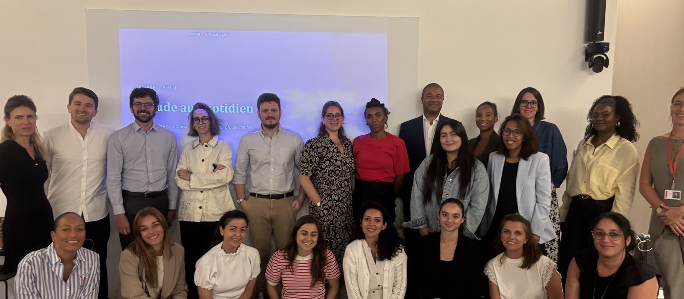 Photo de groupe de l'équipe RH à l'issue de la journée de formation